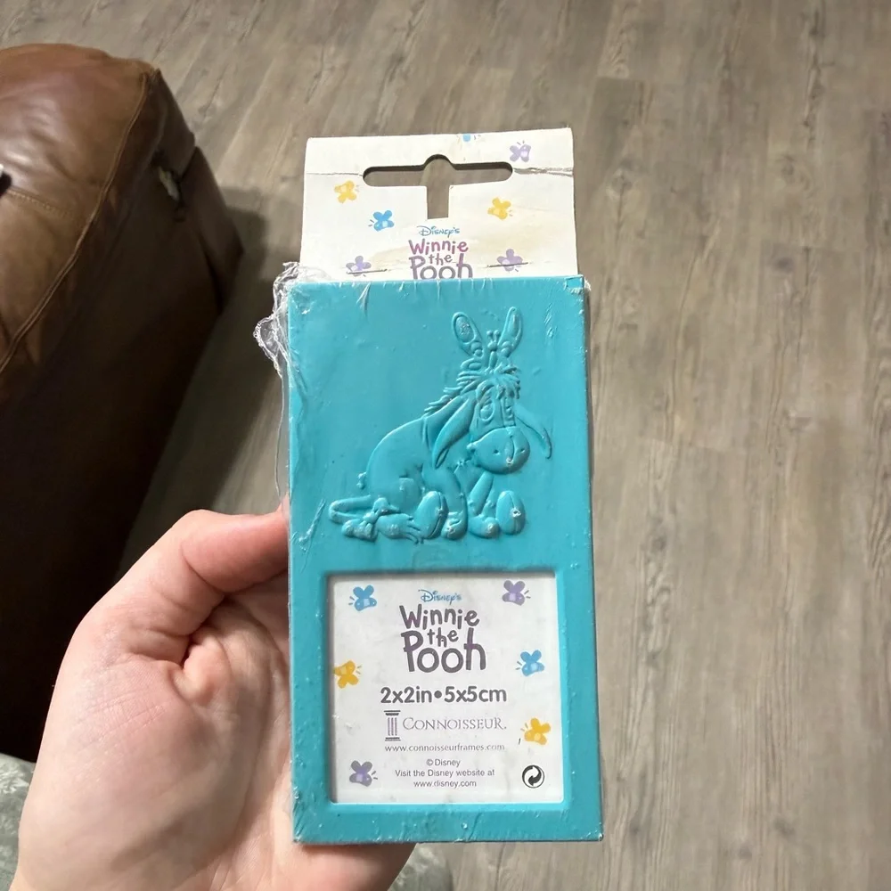 Vintage Disney Winnie the Pooh Eeyore Picture Frame Magnet